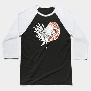 Nautilus nautile tentacles mollusc Baseball T-Shirt